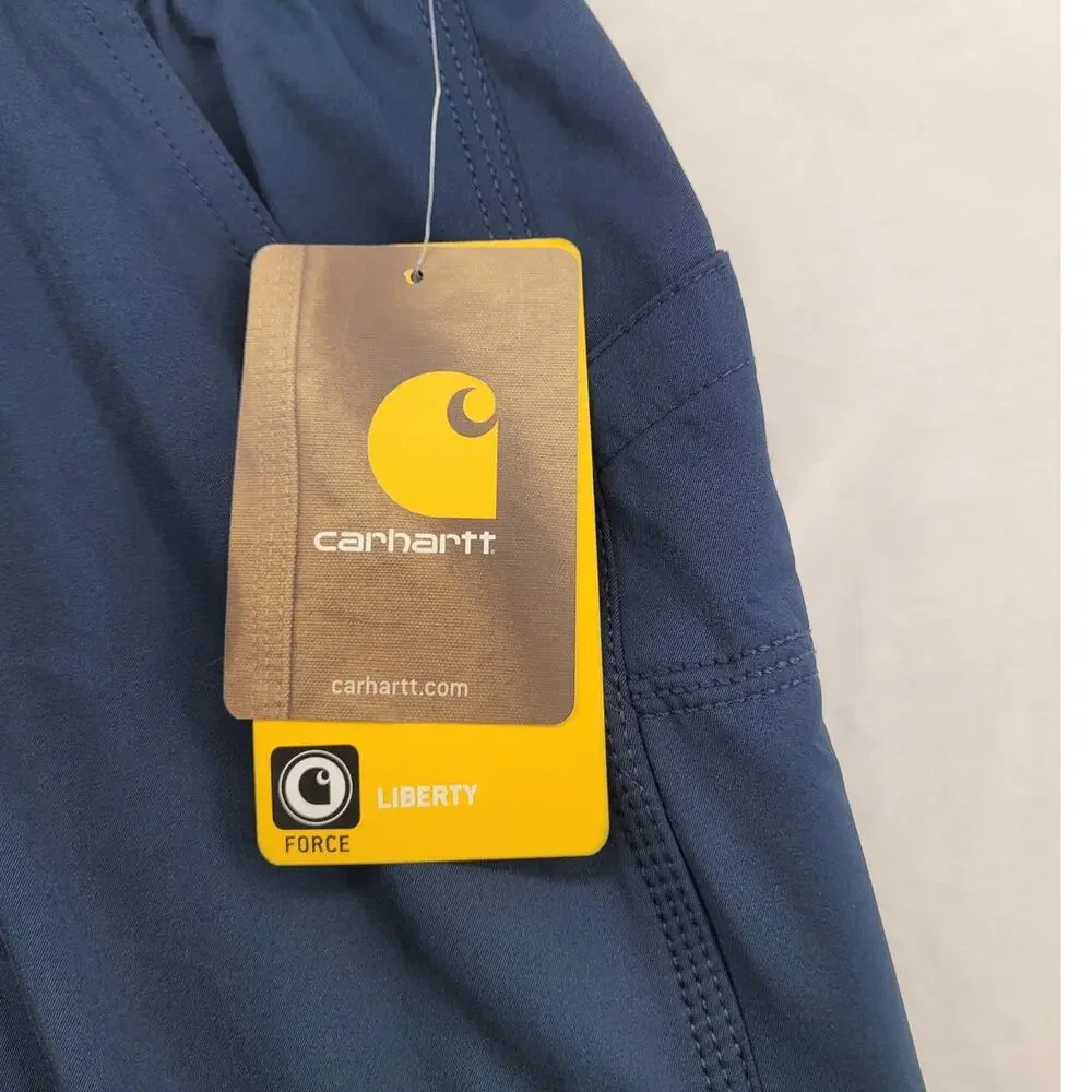 Carhartt C55106 Force Liberty Scrub Pants Blue Mens 2XL New Healthcare Uniform